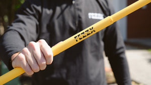 Fezz X stair rod in hand